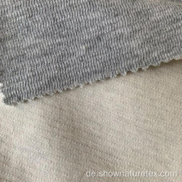 Baumwolle Double Face Grey Knit